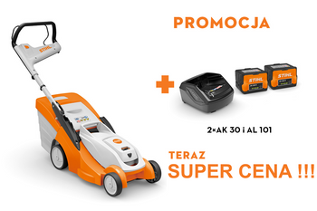 Kosiarka RMA 239 C,  zestaw 2x AK 30 S i  AL 101