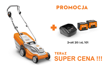 Kosiarka RMA 235 ZESTAW 2X AK 20 i AL 101